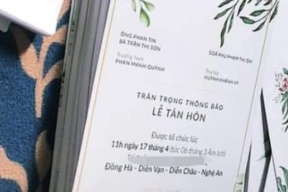 Lộ thiệp cưới của Phan Mạnh Quỳnh và bạn gái: Thời gian, địa điểm rõ ràng
