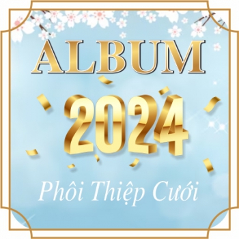 Album Phôi thiệp cưới đẹp 2024, bộ phôi thiệp mùa xuân
